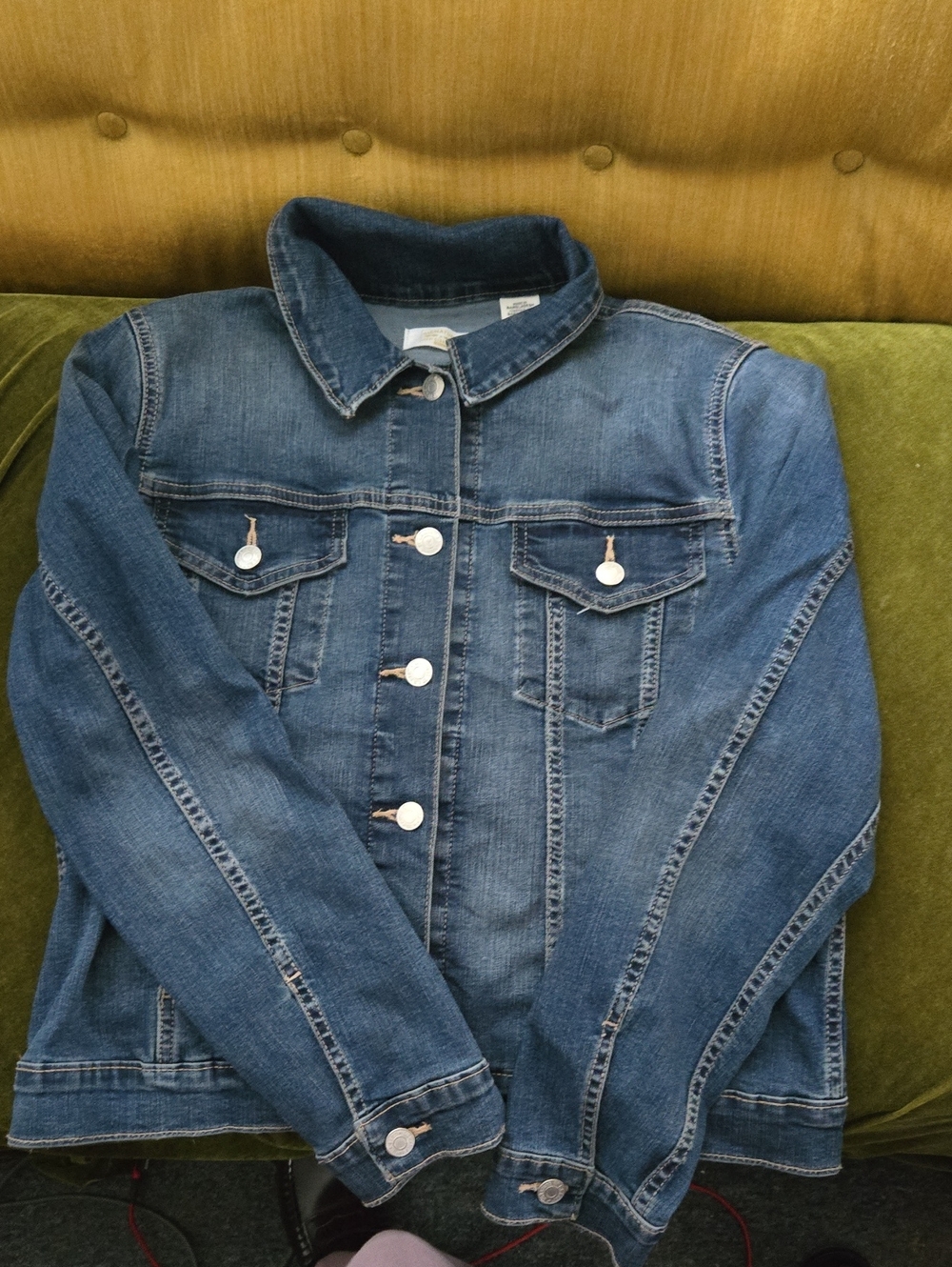 Signature by Levi Strauss Dark Blue Denim Shirt Jacket